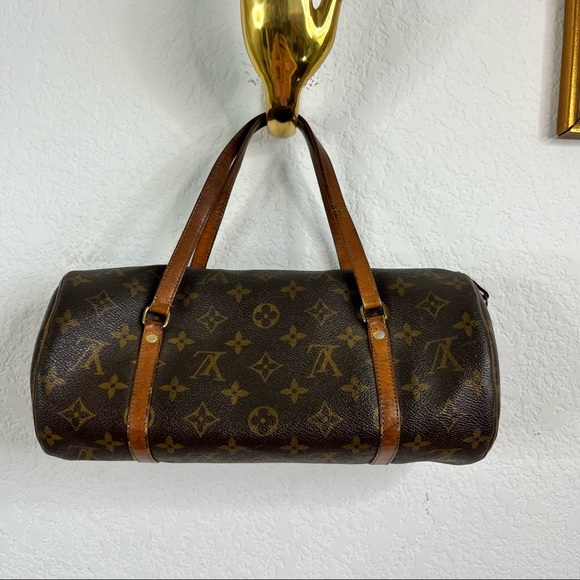 Louis Vuitton Papillon 26 Leather Logomania Bag - Picture 3 of 12